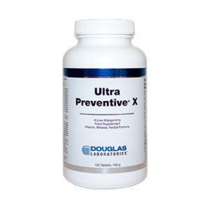 A bottle of Ultrapreventive X